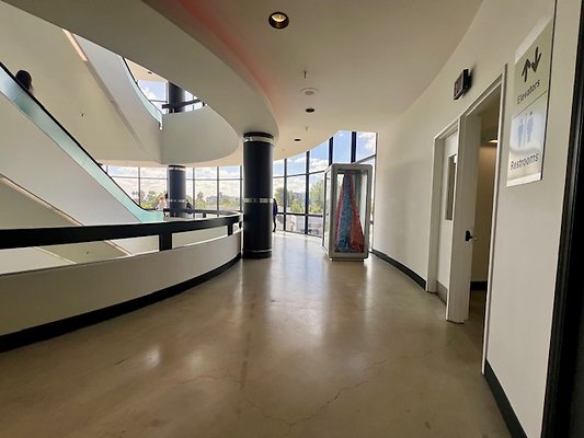 Pacific Design Center - Escalator - Blue Building Melrose Ave 7523