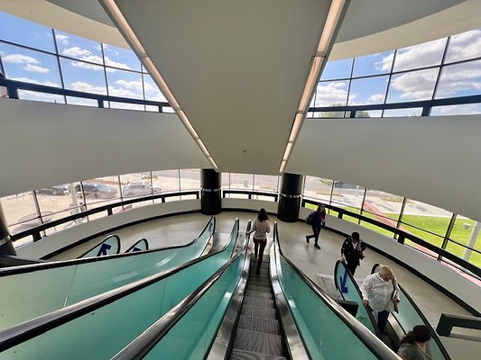 Pacific Design Center - Escalator - Blue Building Melrose Ave 7532