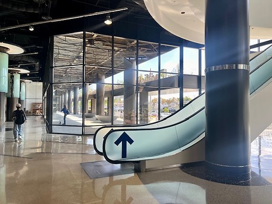 Pacific Design Center - Escalator - Blue Building Melrose Ave 7533