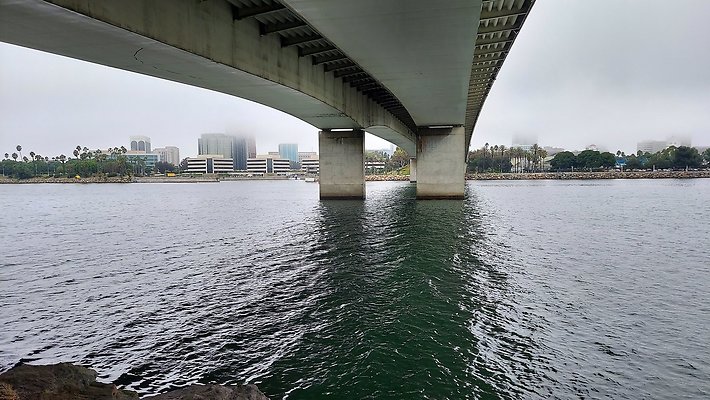 Long Beach - Under Queensway Bridge