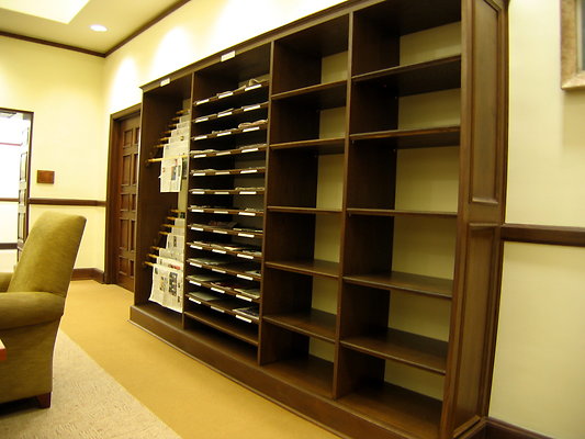 22 Oxy library shelves